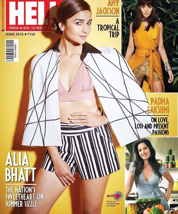 WeeklyBollywood's tweet photo. Alia Bhatt is killing it with her style on @hellomagindia cover😍 #AliaBhatt #Summerstyle #covergirl #style #igers https://t.co/gnyTnldaFm