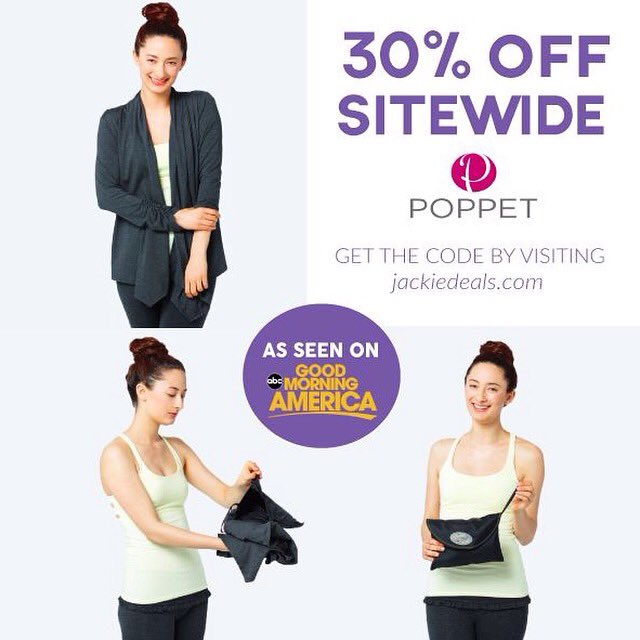 GreatHerGood's tweet photo. Have you seen this packable cardigan from @ThePocketPoppet? Genius! 30% off now! #GreatHerGood https://t.co/s3iEdsBbMU