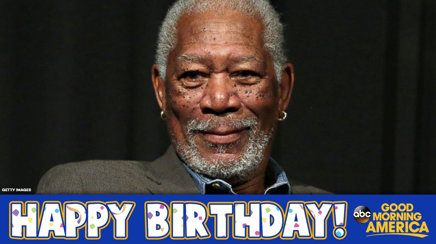 Happy birthday to Morgan Freeman!  