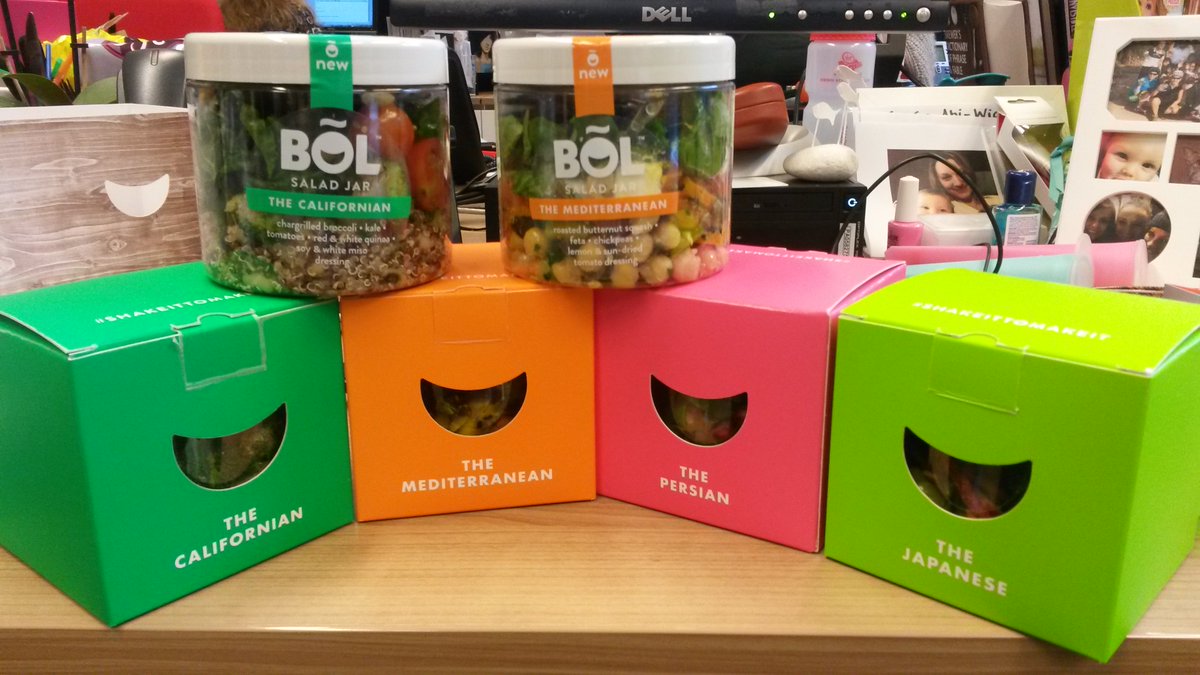 Abi_May_Jackson's tweet photo. Skies are pretty grizzly today but our @BolFoods lunches are looking bright and cheery (and delicious) https://t.co/q0XI7IVhUk
