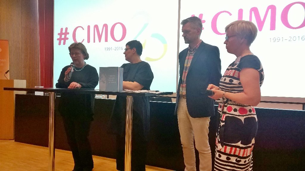 MarjoSom's tweet photo. #kansainvälisyys rakennetaan yhdessä. #cimo25 asiakashaastatteluiden 1. teemana #kvosaaminen hyödyntäminen https://t.co/vavilytN9j