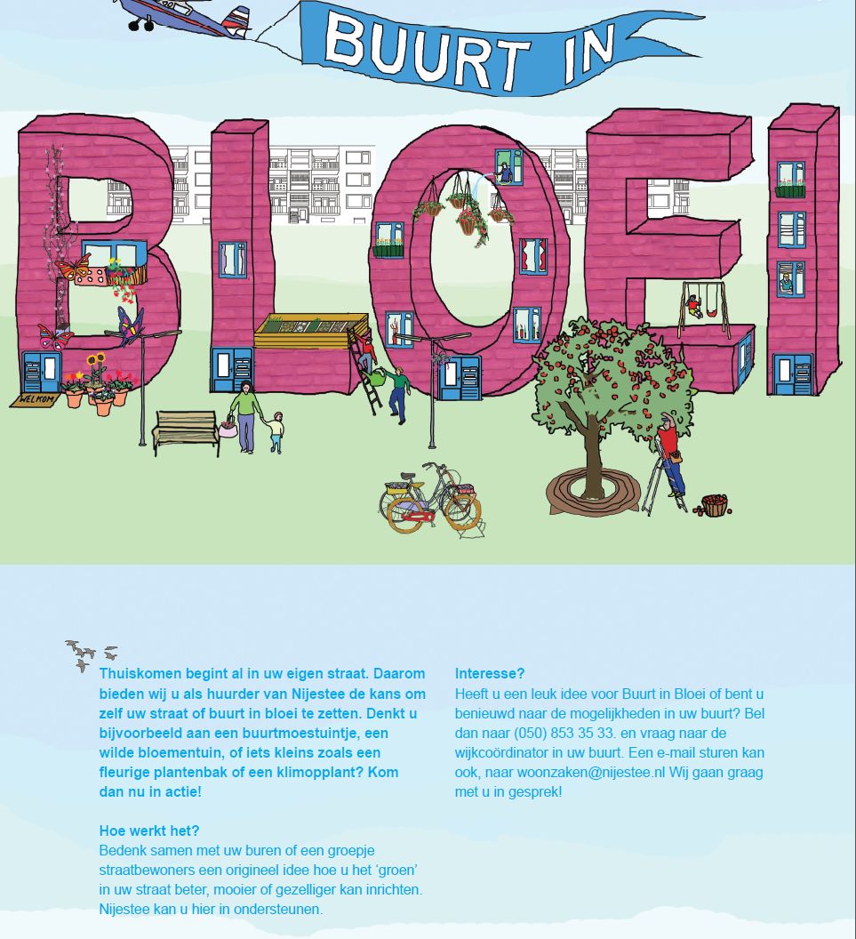 Beijum050's tweet photo. Maak het samen met je buren nog gezelliger en doe mee met dit project van @Nijestee! https://t.co/bFIwvrqqPd