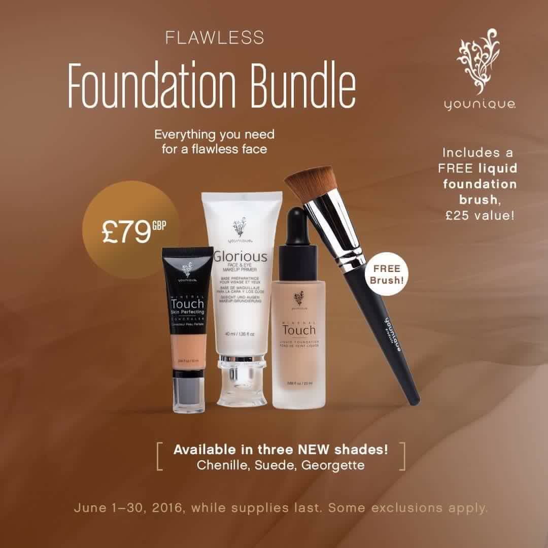 VickiChambers1's tweet photo. Morning Get this bundle for £79 and free postage during June only! 
#kudos #offer #freepostage #flawless #makeup https://t.co/vpx0MMnAiL