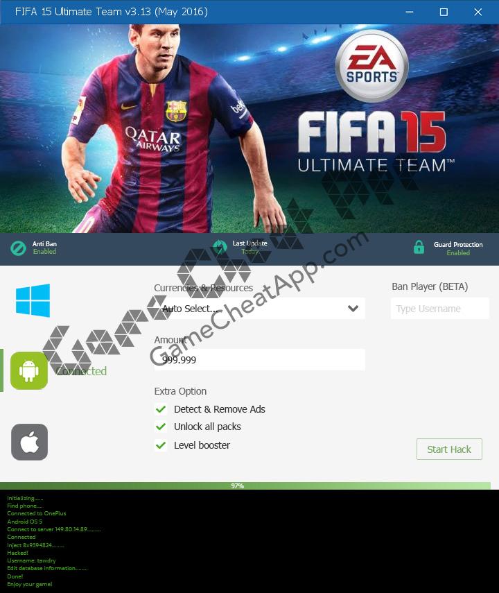 hack fifa 15 ios
