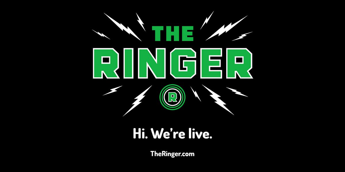 ringer's tweet photo. 🚨 THE RINGER IS LIVE 🚨 
🎉 https://t.co/QXSDUm94iV  🎉 https://t.co/K5ASympIos
