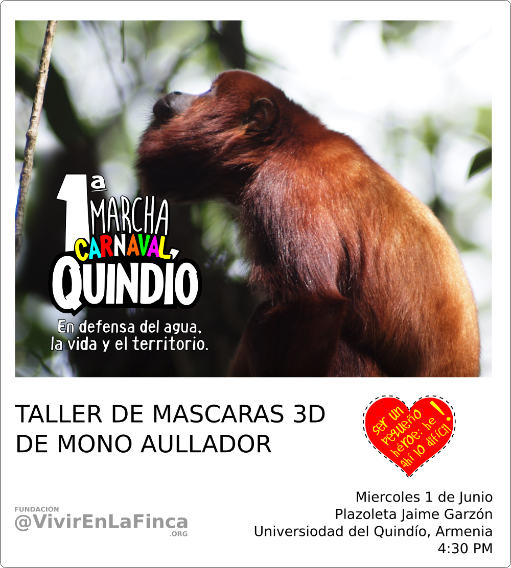 vivirenlafinca's tweet photo. Hoy taller de máscaras 3D en @Uniquindio #MarchaCarnaval #MarchaCarnavalQuindio @Chinampa_ https://t.co/zqhZZvF5EA