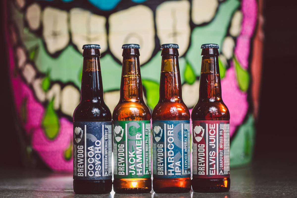 BrewDog's tweet image. Our Amplified beers, front and centre!

Perfect for getting your teeth into...

#brewpix