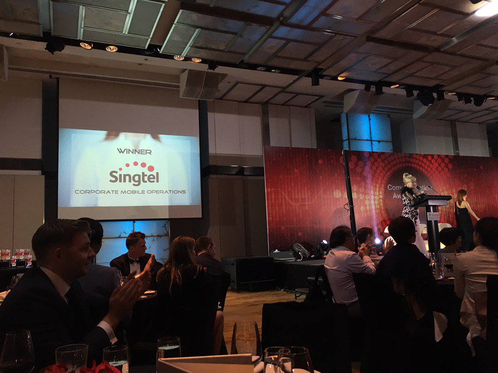SherrieHuang's tweet image. #Asia #Comminications #Award @totaltelecom: #Corporate #mobile o#perations - @Singtel (I am a #judge) @AnalysysMason