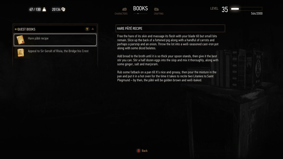 Alex Wiltshire The Witcher 3 Is Wonderful For Many Reasons And One Of Them Is That It Gives You Recipes For Pate