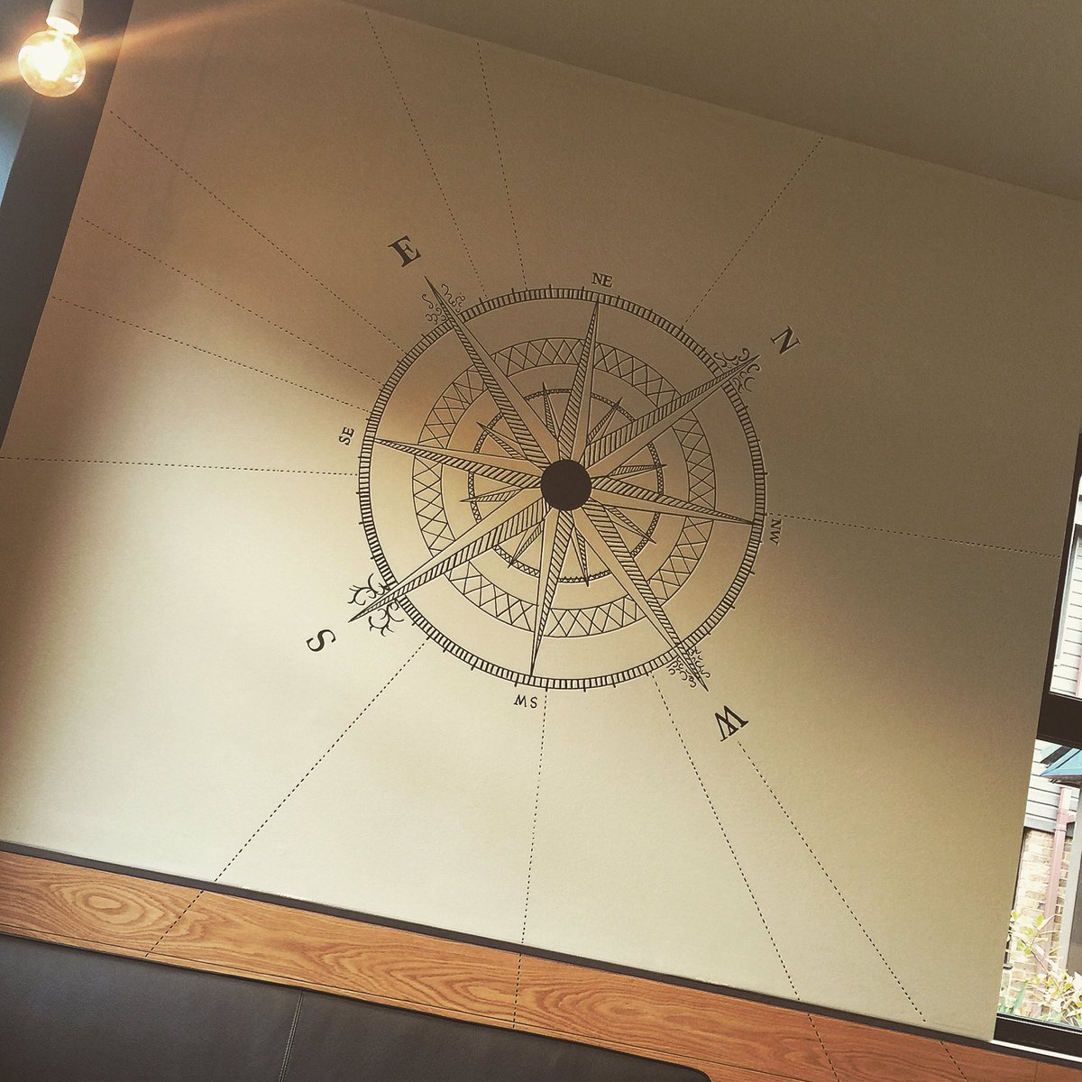 Sneak peak at some wall art at the new <a href="/sbuxemsworth/">Starbucks Emsworth</a> at Emsworth Services! Opening Friday! #starbucks