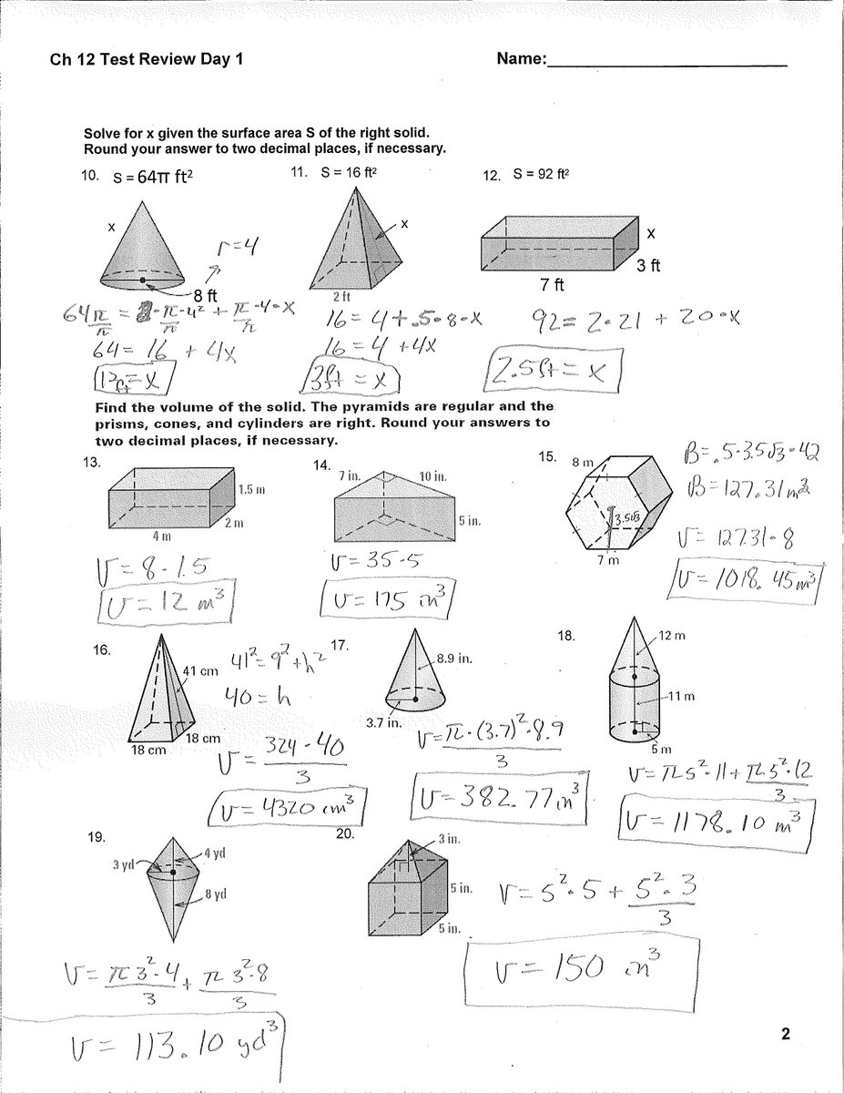 EVHSmath's tweet photo. Ch 12 Test on Friday...let the review begin!  #day1 https://t.co/OSzM16xCRR