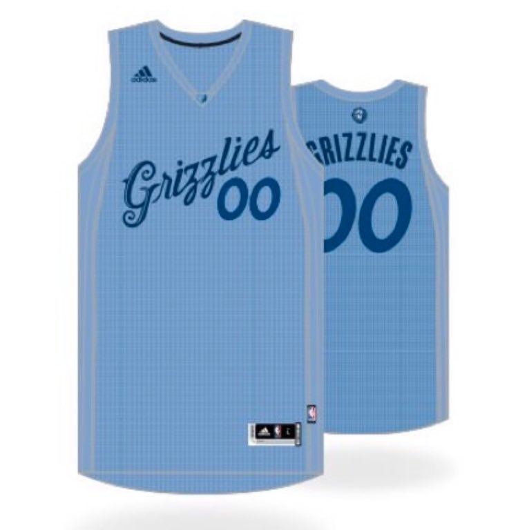 grizzlies christmas jersey