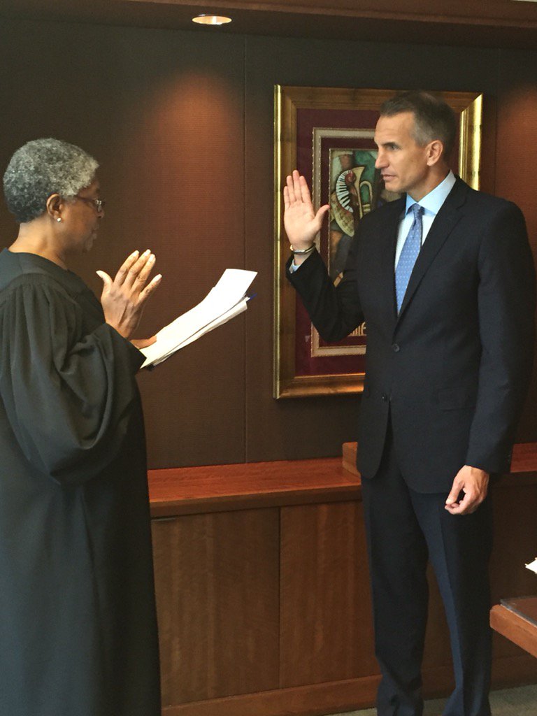 It's official! Sworn in by Judge Pinkie Toomer this AM. And so, the first step in this wonderful journey begins!