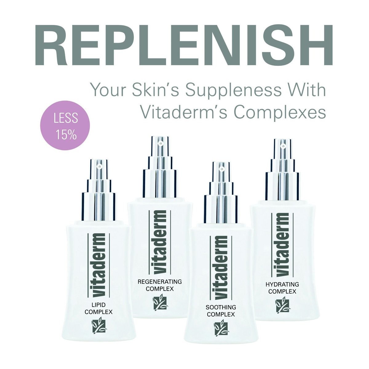 VitadermS's tweet photo. Vitaderm's Complexes are suitable for all skin types.  Less 15% for the month of June https://t.co/V323BSNSWK