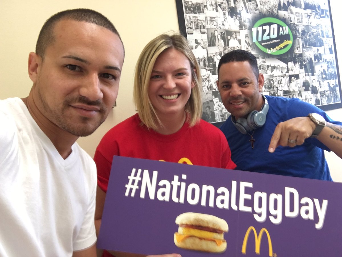 Viernes 3 de Junio en McDonald's Egg McMuffin por solo 0.99 ¢ :) #nationaleggday #mcdonalds <a href="/McD_CTWMA/">McD CT & W. MA</a>