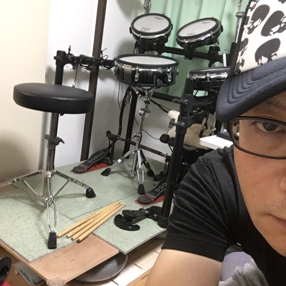 ドラム 防音 防振 台 浮き床 フローティング