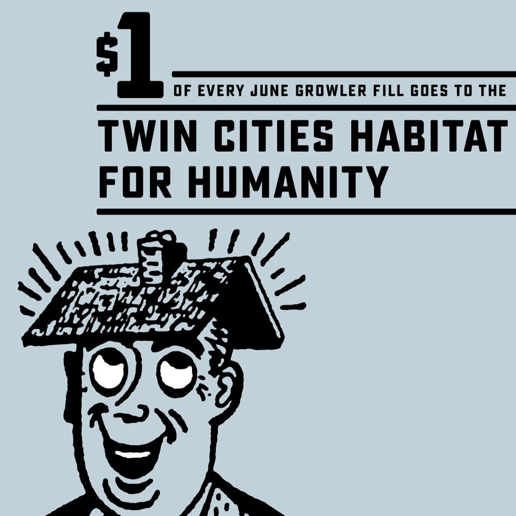 This month we are partnered with <a href="/tchabitat/">Twin Cities Habitat for Humanity</a>! $1 per growler will help build homes and communities. #FScooperates