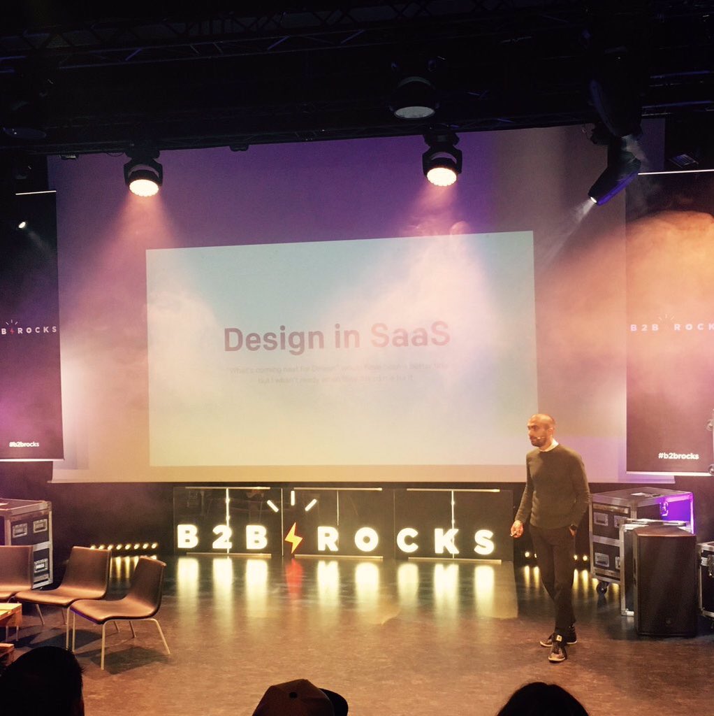 tdehem's tweet photo. From 'User experience design' to 'experience design'. Way to do @welcometothesky #b2brocks https://t.co/KV7loe9KVn
