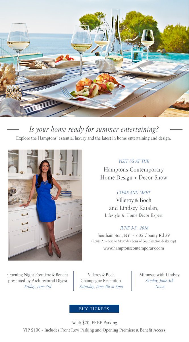 Come by @CURATEDst booth this weekend at the @hamptonsdesign for a meet &amp; greet w lifestyle expert Lindsey Katalan!
