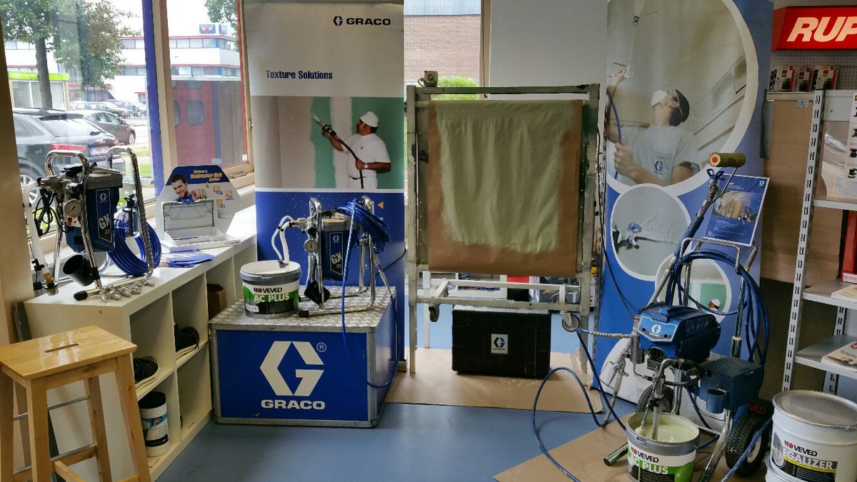 Bij Habeco #Arnhem: <a href="/ToupretNL/">ToupretNL</a> <a href="/Altrex_NL/">Altrex Nederland</a> <a href="/Festool_NL/">Festool Nederland</a> <a href="/NELFpaints/">Nelf Lakfabrieken BV</a> @VeveoCoatings <a href="/SprayMaxGraco/">SprayMax Graco</a> <a href="/Keim_NL/">Keim Nederland</a> <a href="/kok_leon/">COPAGRO</a>