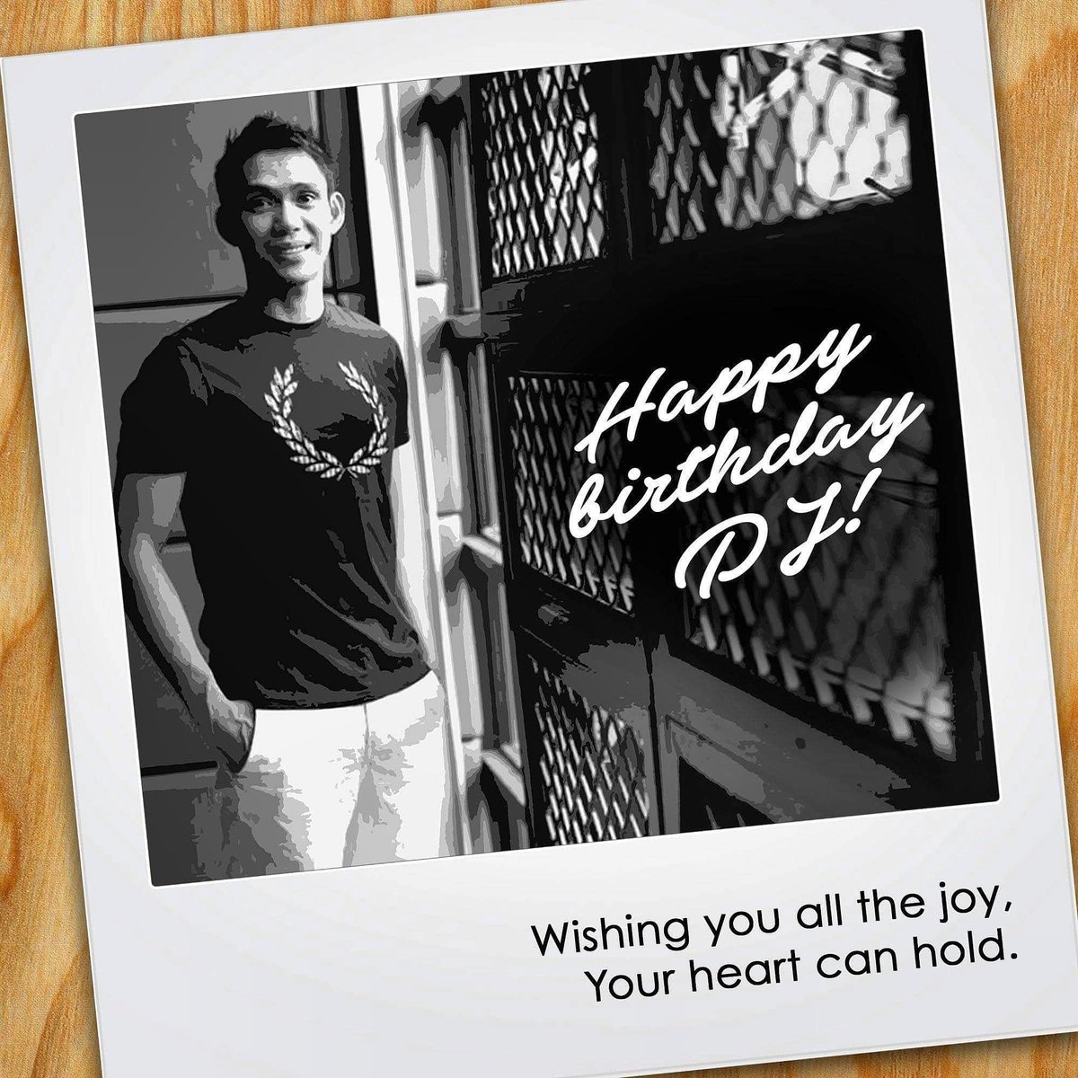 thisishaydz's tweet photo. Happy birthday PJ Simon π #PJSimon36thBirthday #pjs08 #scpringapostle https://t.co/949HgAJX8P