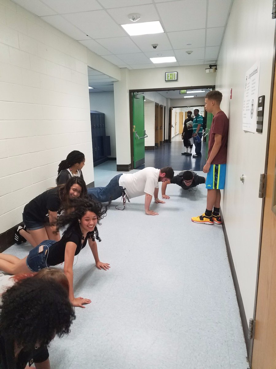 C200 wing and Mr. Abrey completed the challenge! #MHS22pushupchallenge2016
