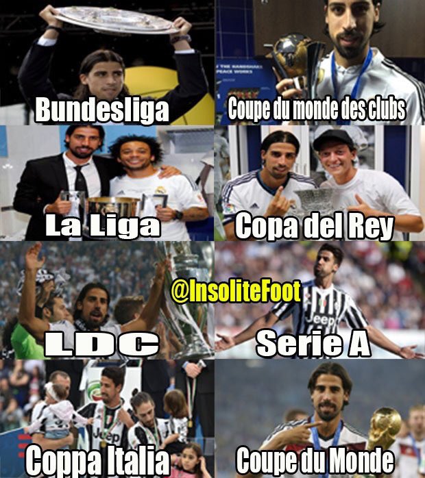 Footballogue's tweet photo. [#Trophées] L'incroyable palmarès de Khedira ! Via @InsoliteFoot https://t.co/qHE7SueRwi