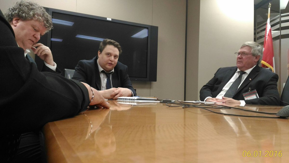 Currently in a meeting with Brian Kaufmann of Ministry of Indigenous and  Northern Affairs