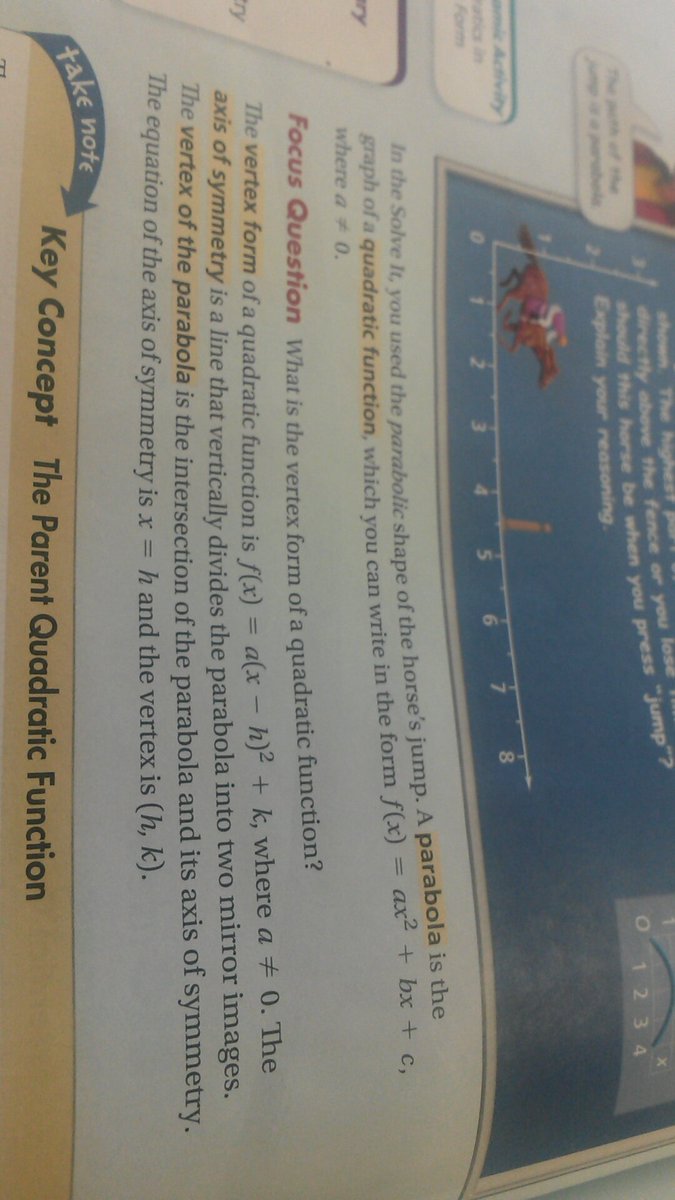 QuadraticForm_'s tweet image. Definition time! Again! #parabola #vertex #axis of #symmetry