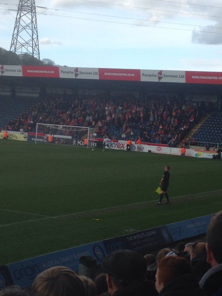 FL72awaydays's tweet photo. One for Accrington fans #asfc #accrington 

Accrington fans at Wycombe,Barnet ,Plymouth https://t.co/mEXbq17oaa