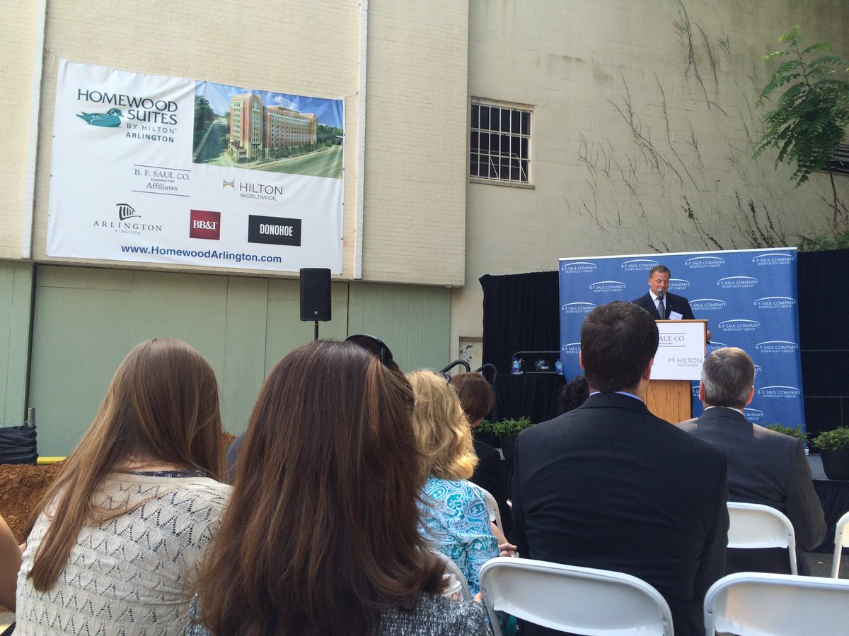 RosslynVA's tweet photo. Great day for a #Rosslyn Hilton Homewood Suites groundbreaking! @HiltonWorldwide @ArlingtonVA @VAHotelSpecials https://t.co/jrNoXwwgZR