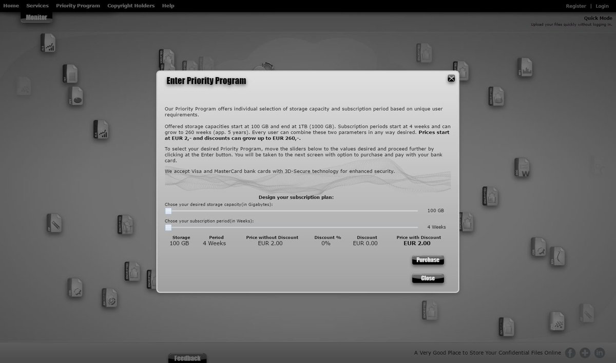 FileResort's tweet image. @FileResort offers you building your own subscription program by selecting desired online storage space and time.