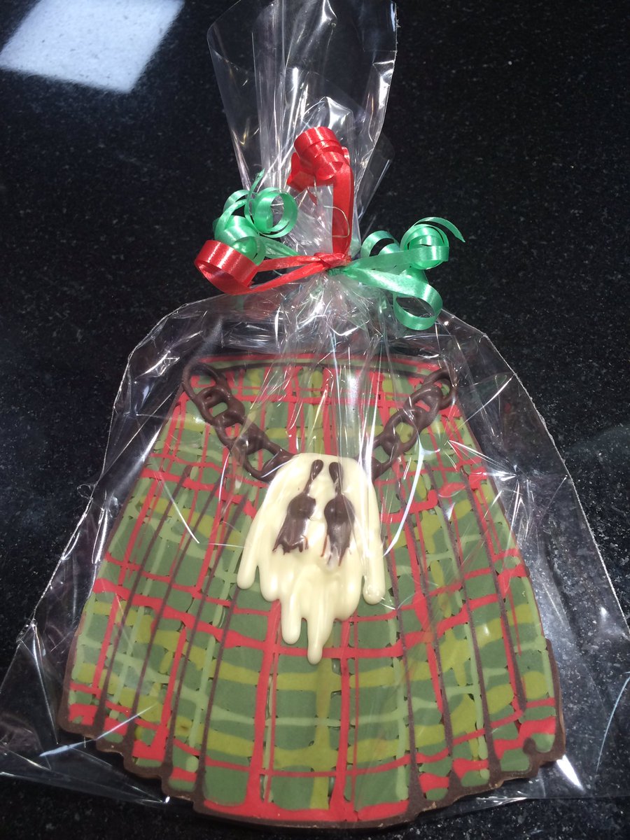 #chocolate #kilt #handmade #foodart #art #ChocolateTwitter