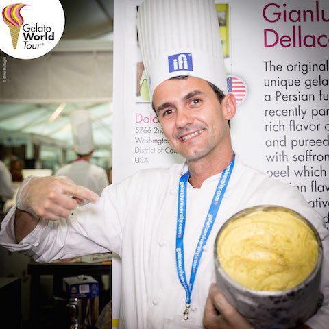 DCist's tweet photo. .@DolciGelati's Saffron Pistachio won over the judges at the Gelato World Tour competition.
https://t.co/kOk8yDDATD https://t.co/DwNroAQry5