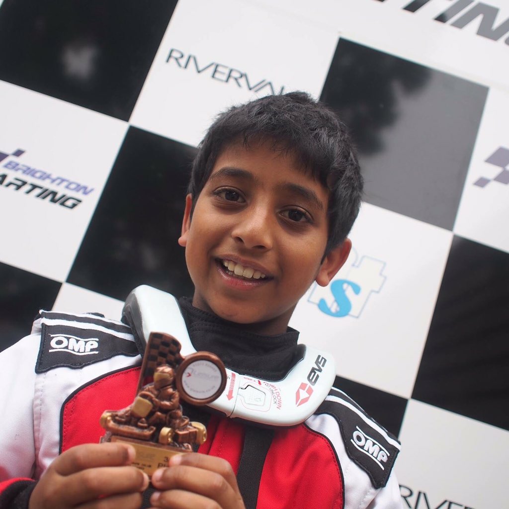 Joint 3rd positions go to Rohan and Max in the junior karting championship