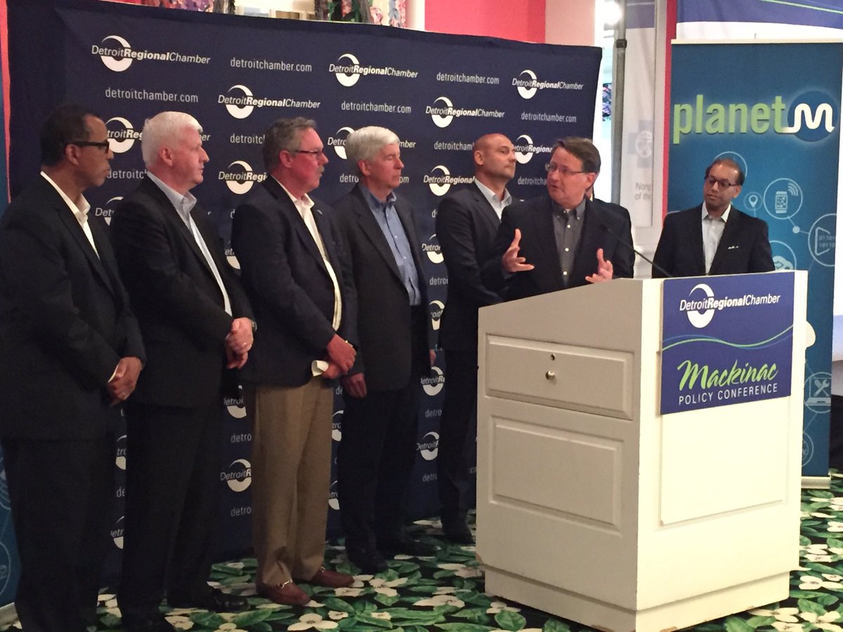 Excited to participate in launch of Planet M at #MPC16; new campaign will elevate MI as hub of mobility innovation