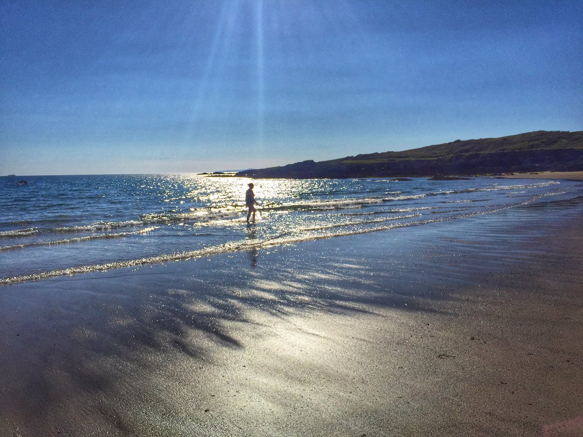 First swim of the year. Sherkin Island, West Cork. Water almost lukewarm! @LudgateIreland