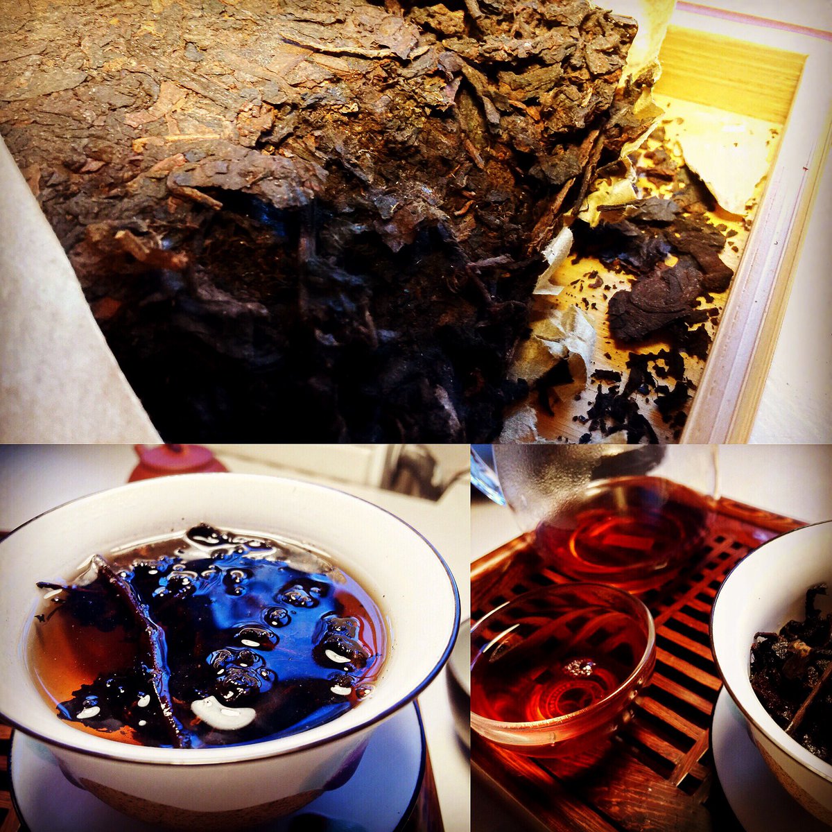 nordictea's tweet photo. It's time to re-visit my 2002 ripe #puerh from @yunnansourcing - soft and easy for a summer night in the Nordics https://t.co/zIbX0dHk5H