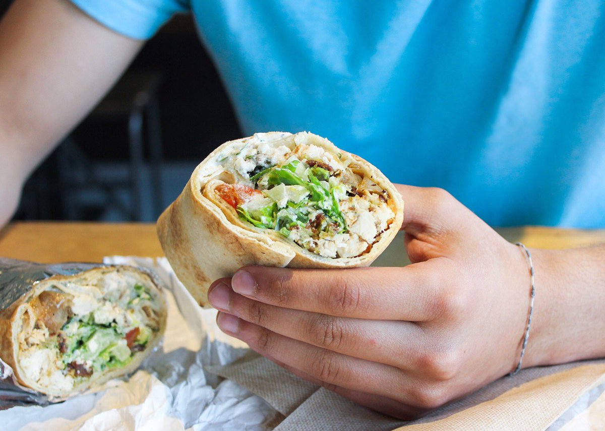 RachelsGrill's tweet photo. In the mood for falafel, but craving our chicken? Why not get both!?!? Join us for lunch today! 
#WrapGameStrong https://t.co/GMaFN7xnMR