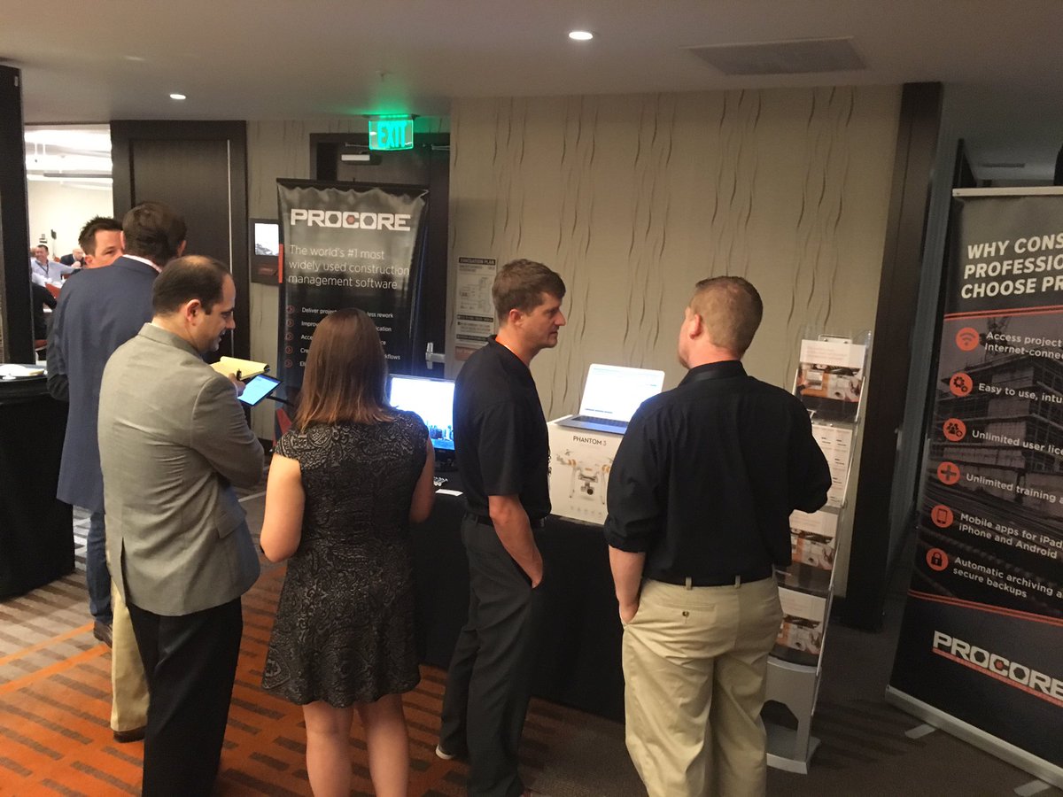 jasonfifield's tweet image. The @procoretech table at #ENRfuturetech getting a lot of attention this morning. #construction