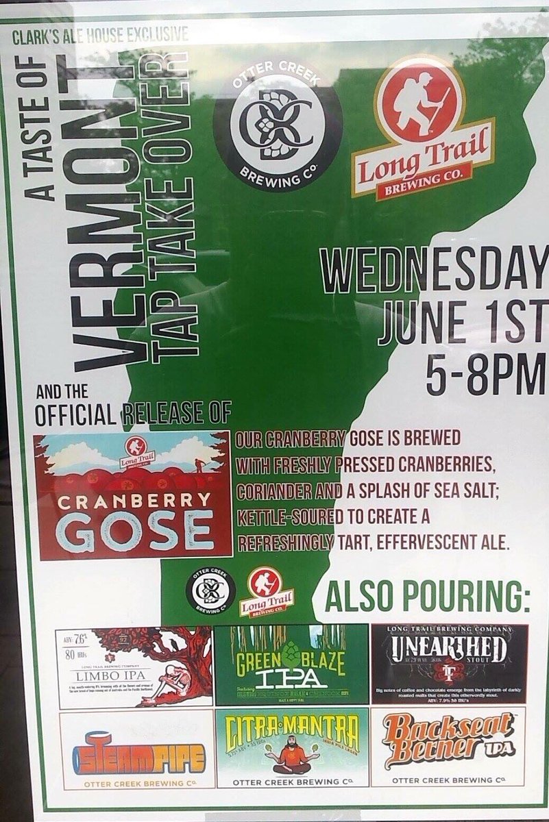 Don't forget #tasteofvermont today!! starting at 5pm!! @OtterCreekBeer @LongTrailBeer <a href="/hanover_sq/">Hanover Square</a> @Whasapaneen #cny