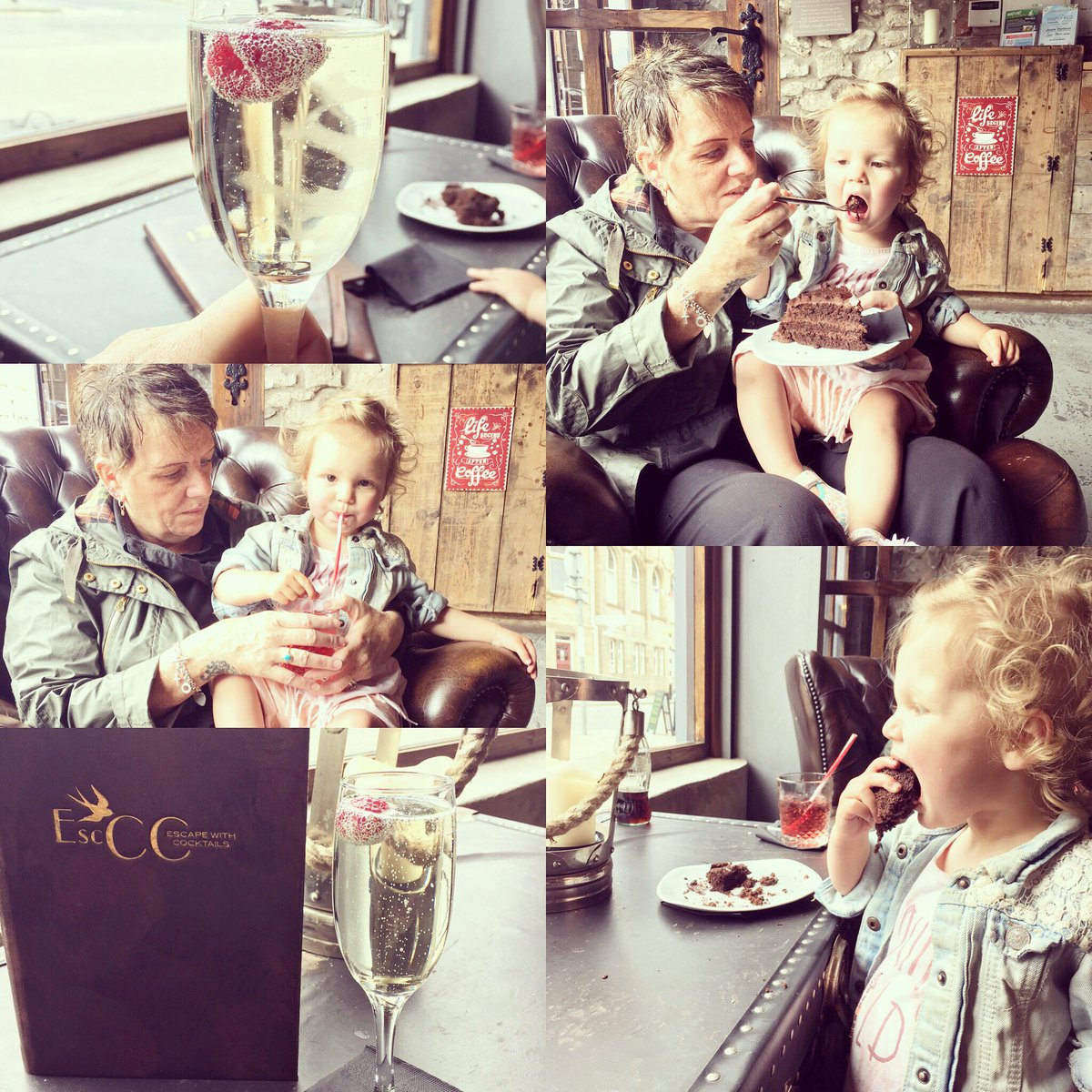 j4ydG's tweet photo. Mid week Prosecco &amp; Cake at @EscapeCC 

Happy 18months Trouble! 💘🍾 https://t.co/QqWa1eCMyc