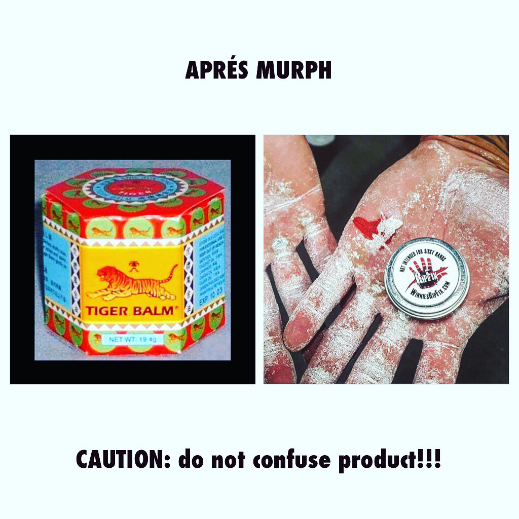 RipFix's tweet image. Apés MURPH!! @Tiger_Balm_US and #ripfix..do not confuse the two😮