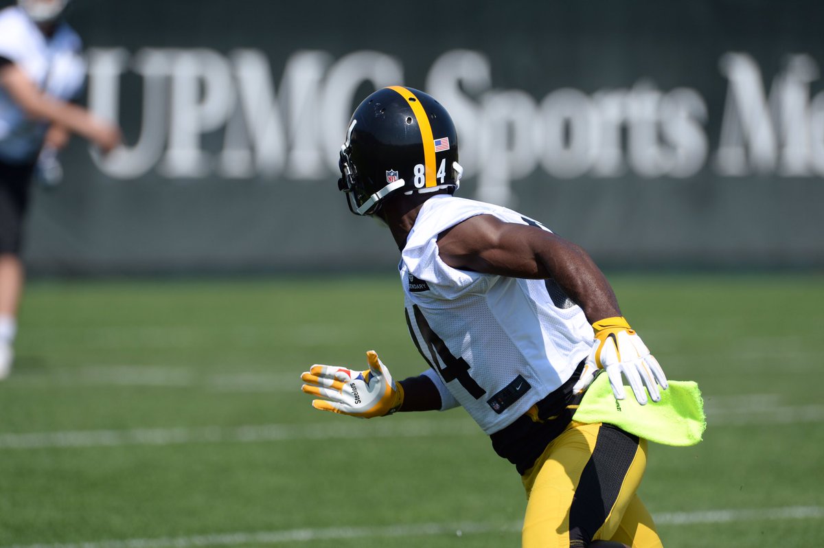 steelers's tweet image. The art of getting open.