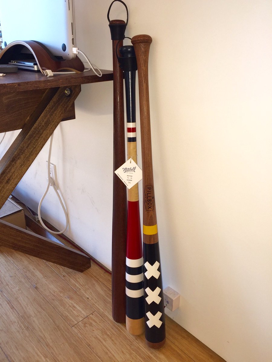 @pillboxbatco just got the new 3 strikes bat in, looks amazing. Glad to add it to my collection. Thanks