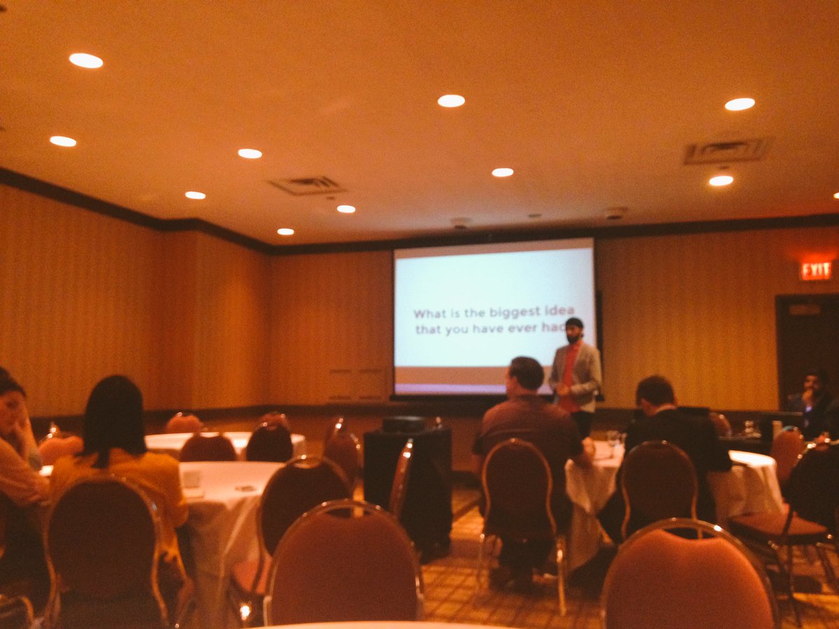 VictoriaMMorton's tweet photo. @RyeSU VP Student Life answering the very frequently asked "how the heck did you pull off Drake" at #LH2016 https://t.co/IH37C2rV9q