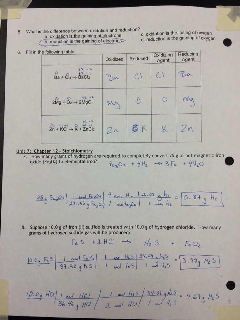 HayesChem's tweet photo. Chemistry final review answers. https://t.co/bLVTDmXy3O
