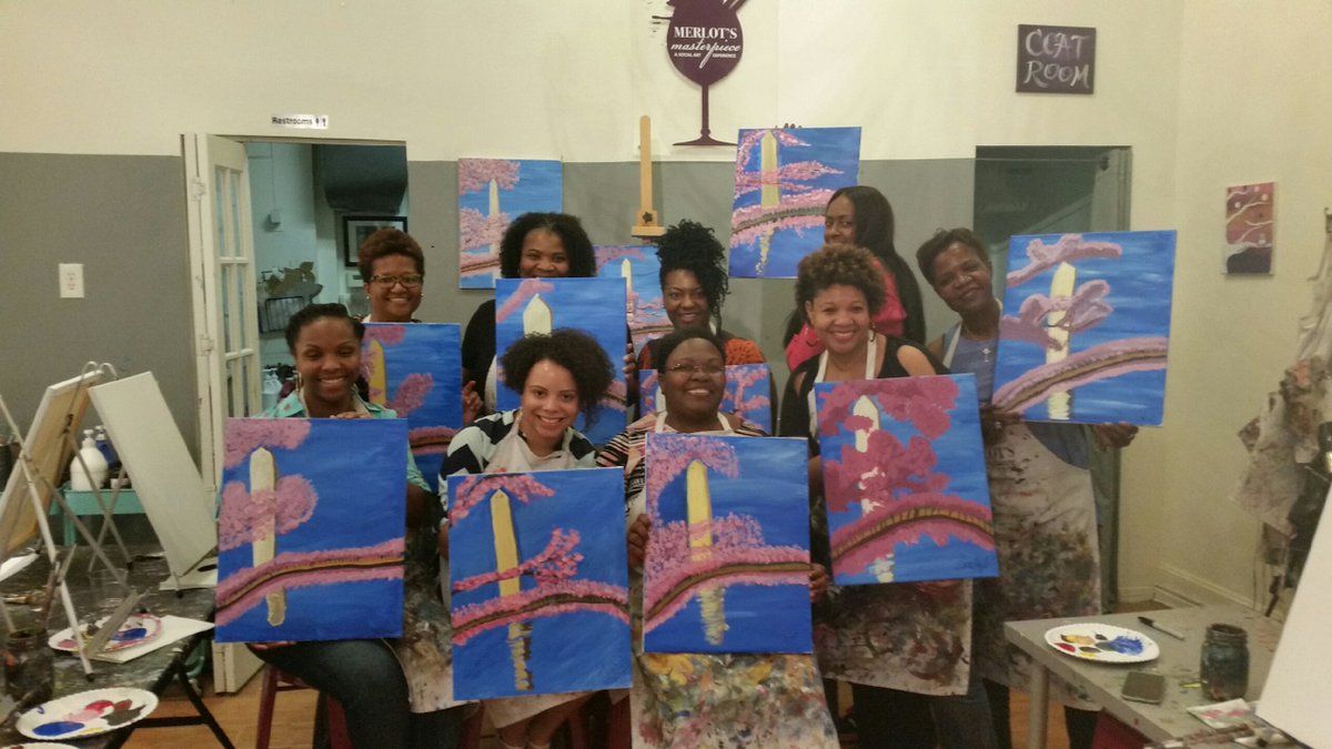 DCSHA_Org's tweet photo. Thanks to all who joined us at Paint Nite to celebrate Better Hearing and Speech Month! #Audpeeps #Slpeeps #DCSHA https://t.co/FJnYfBXn7X