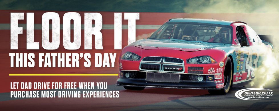 DrivePetty's tweet photo. Let Dad drive for free when you purchase any driving experience this Father's Day! https://t.co/nQnOnfX490 https://t.co/lsWQ58s8XS