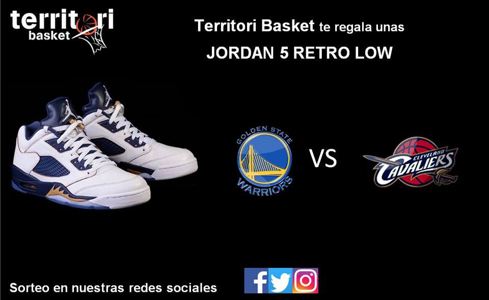 Territoribasket's tweet photo. Quieres unas Jorda 5 Retro??  tienes que RT+FW y decirnos el ganar de la NBA y tu Nº de pie
https://t.co/KvoNZ7LXfn https://t.co/zB0nFl3uZn